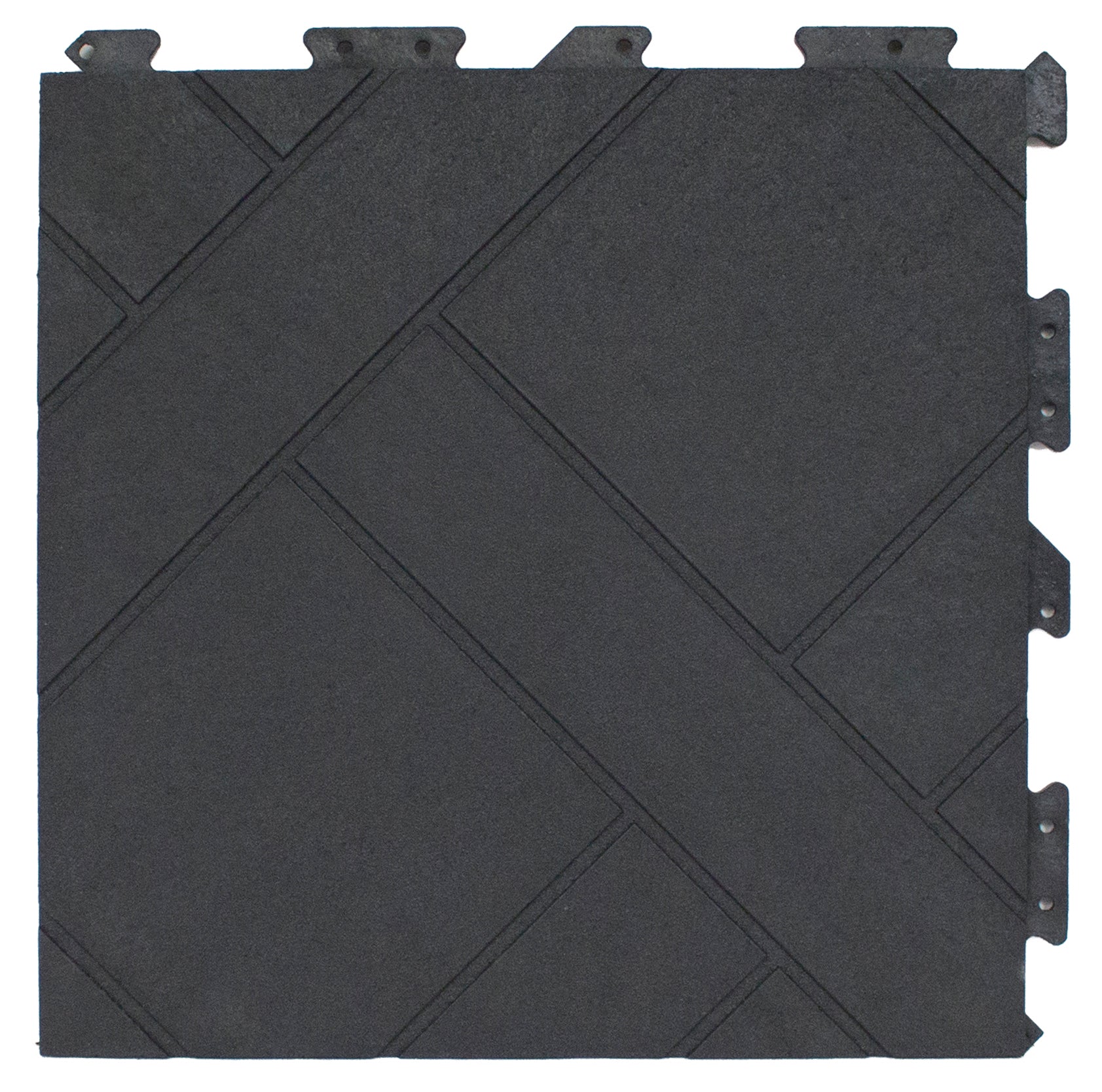 12"x12" Infinity Tile - Black