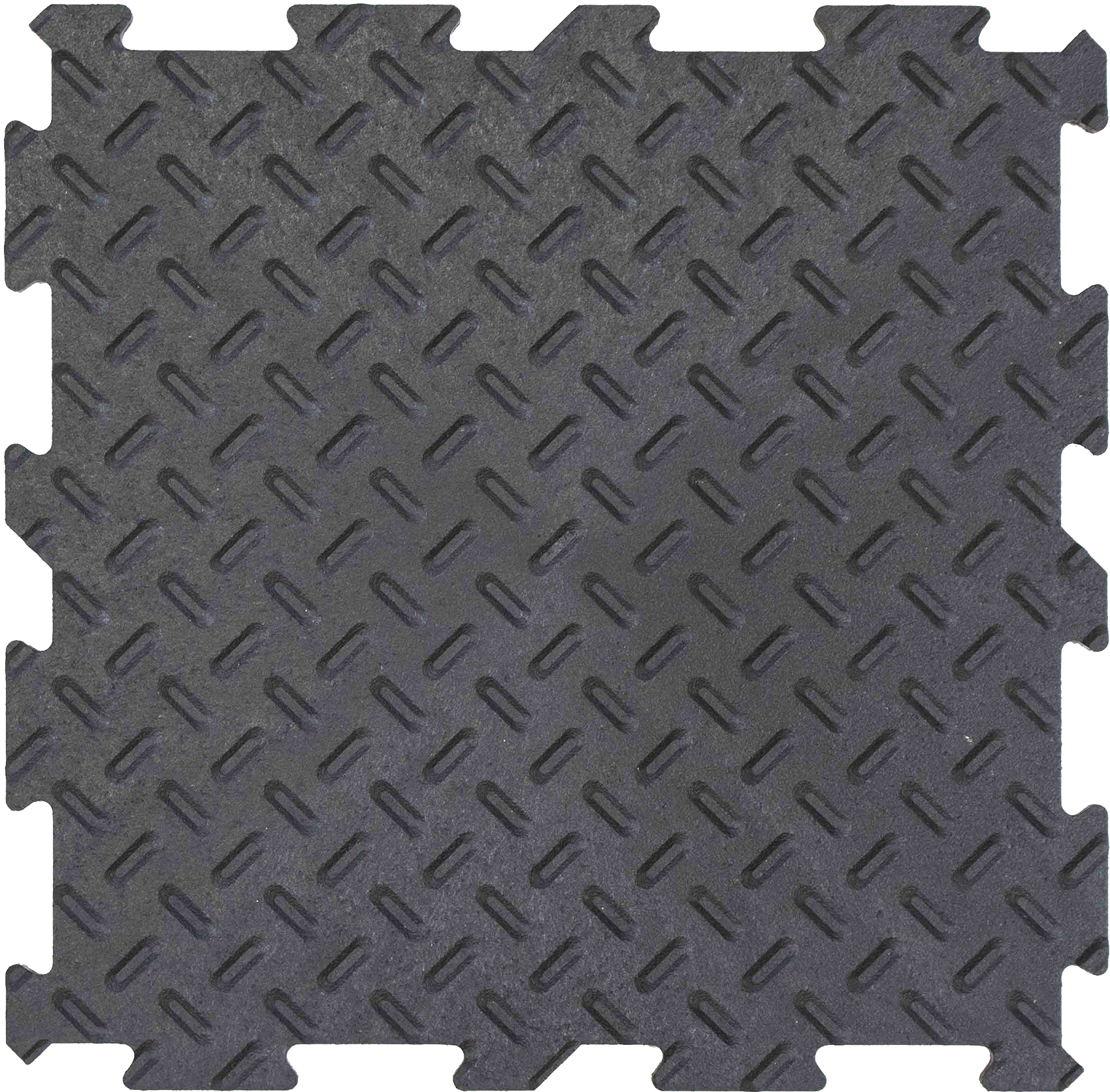 12"x12" Alpha Tile - Charcoal