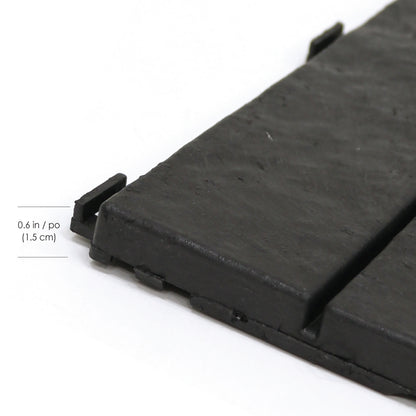 12" x 12" Natural Stone Deck Tile - 24-Pack (24 Sq. Ft.)