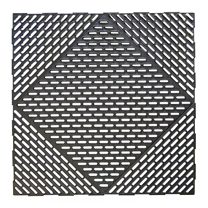 18"x18" Versa Floor Drainage Tile - Black