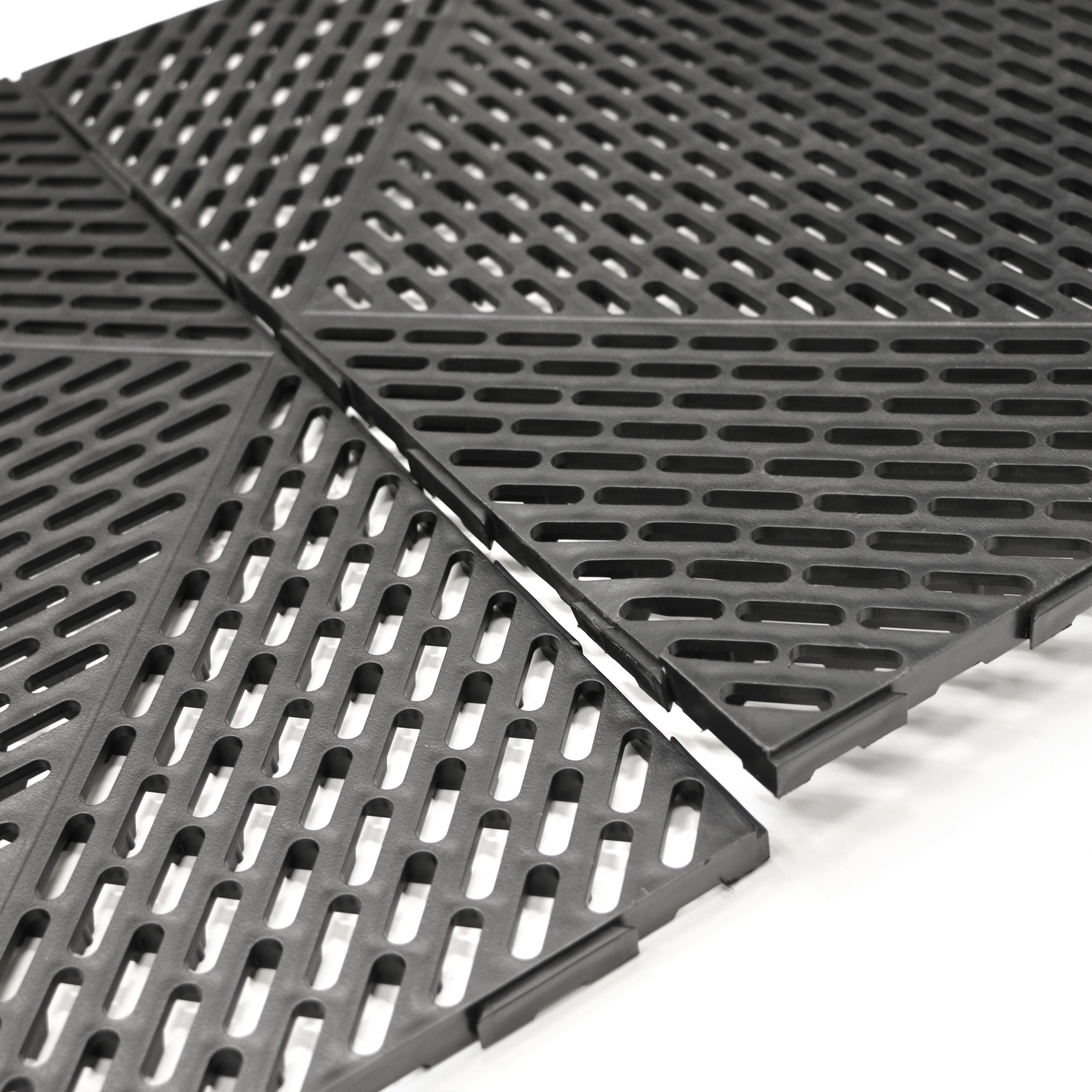 18"x18" Versa Floor Drainage Tile - Black