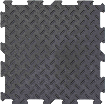 12"x12" Alpha Tile - Charcoal