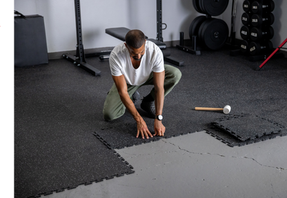 16.5"x16.5" Activity Tile - Black Speckled